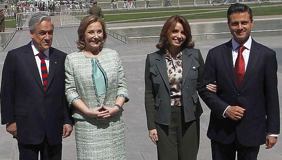 Peña Nieto se reunió hoy con Sebastián Piñera en Chile. (Reuters)