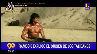 La película “Rambo 3″ explicó el origen de los Talibanes en Afganistán
