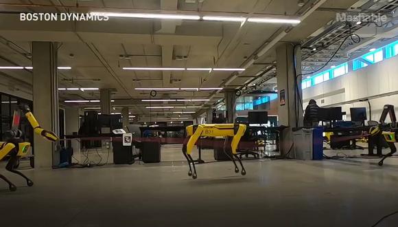 “Spot” es un perro robot fabricado por la tecnológica Boston Dynamics. (Foto: Twitter)