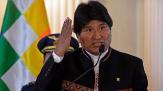 Evo Morales sugiere "preparar una ley contra la mentira" en Bolivia