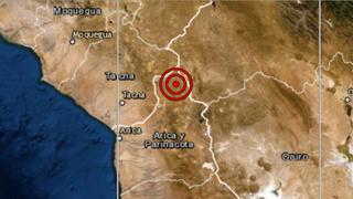 Tacna: sismo de magnitud 4,5 se reportó en Tarata, señala IGP