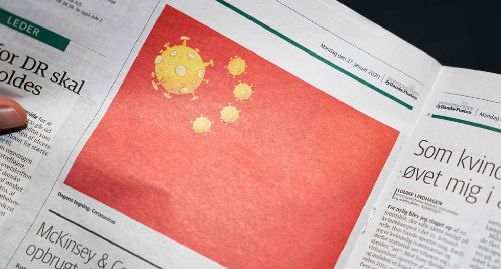 Según las autoridades chinas en Copenhague, el dibujo del diario Jyllands Posten superó el "límite ético de la libertad de expresión". (AFP).