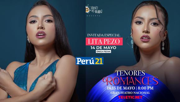 Lita Pezo cautivará con su voz en el Gran Teatro Nacional en el espectáculo "Tenores Romances". (Difusión)