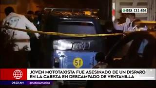Joven mototaxista fue asesinado en un descampado de Ventanilla