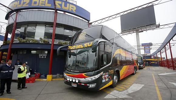 Representante de Cruz del Sur expresó que hay una retracción de la demanda de viajes en buses interprovinciales. (Foto: GEC)