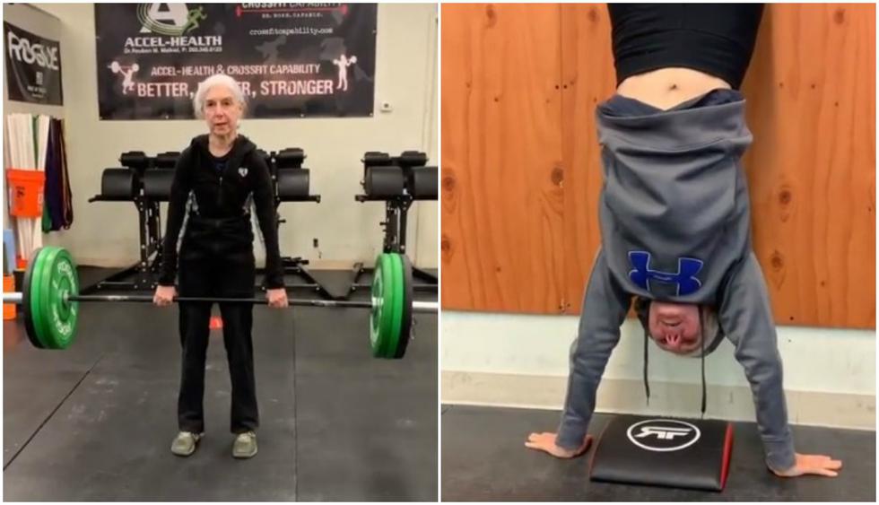 Lauren Bruzzone es una mujer que tiene 72 años que se hizo tendencia tras lucir su habilidad para el levantamiento de pesas. (Foto: Instagram/mrjames_cpt)