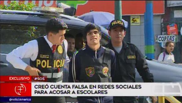 César Yoshua Cruz Tavalera fue denunciado por escolares. (Foto: Captura América Noticias)