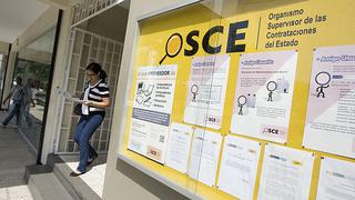 OSCE: 107 proveedores del Estado operan con medidas cautelares