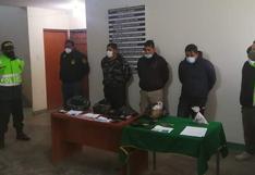 Ayacucho: Cuatro policías son intervenidos por participar de asaltos y transportar droga