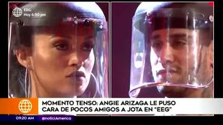 Angie Arizaga protagonizó tenso momento en competencia con Jota Benz