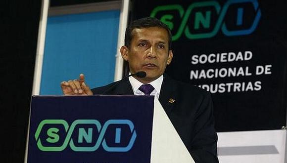 Ollanta Humala anuncia medidas para reactivar economía y fomentar inversiones. (Ministerio de la Producción)