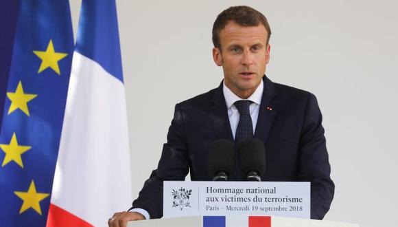 "Estoy convencido de que el Gobierno encontrará la forma de hacer progresar inteligentemente esta reforma", manifestó Macron. (Foto: EFE)