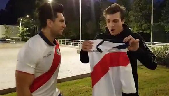 Nicola Porcella y Rafael Cardozo hicieron un llamado a los hinchas de Deportivo Municipal. (Captura de video)