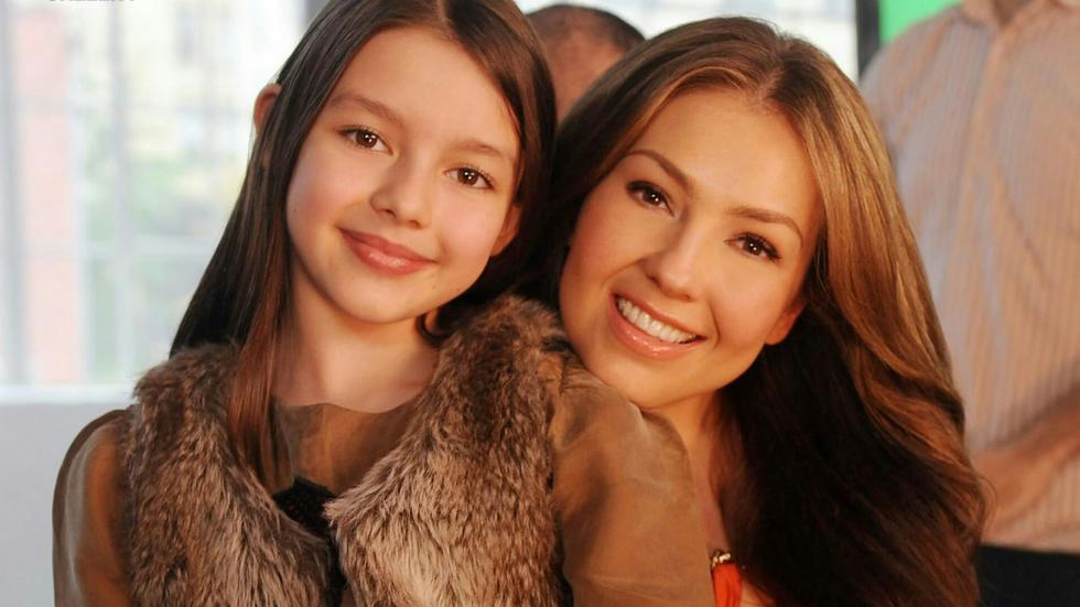 Talhía tiene un gran parecido con su hija, de 10 años.