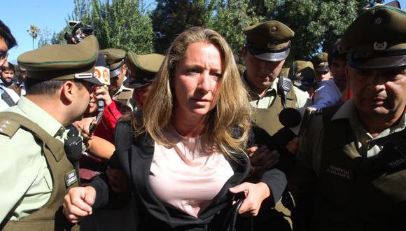 Natalia Compagnon, nuera de la presidenta de Chile Michelle Bachelet, fue acusada del delito de estafa (Efe).