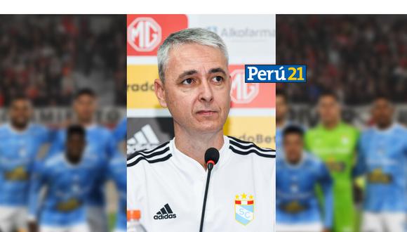 Tiago Nunes, técnico de Sporting Cristal desde noviembre de 2022 (Foto: AFP y Prensa SC).
