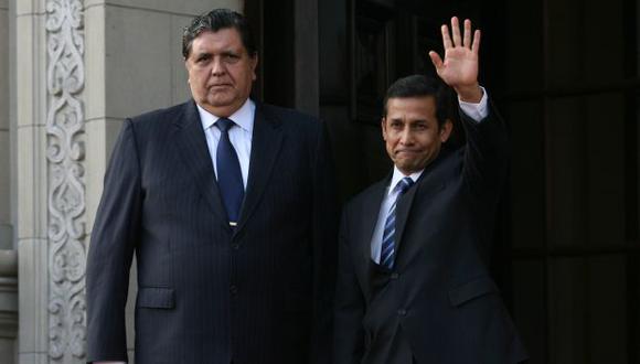 Alan García cuestiona a Ollanta Humala: “En vez de hablar, pida luz verde”. (USI)