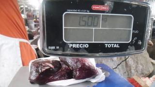 Huacho: Intervienen a sujeto que comercializaba carne de delfín