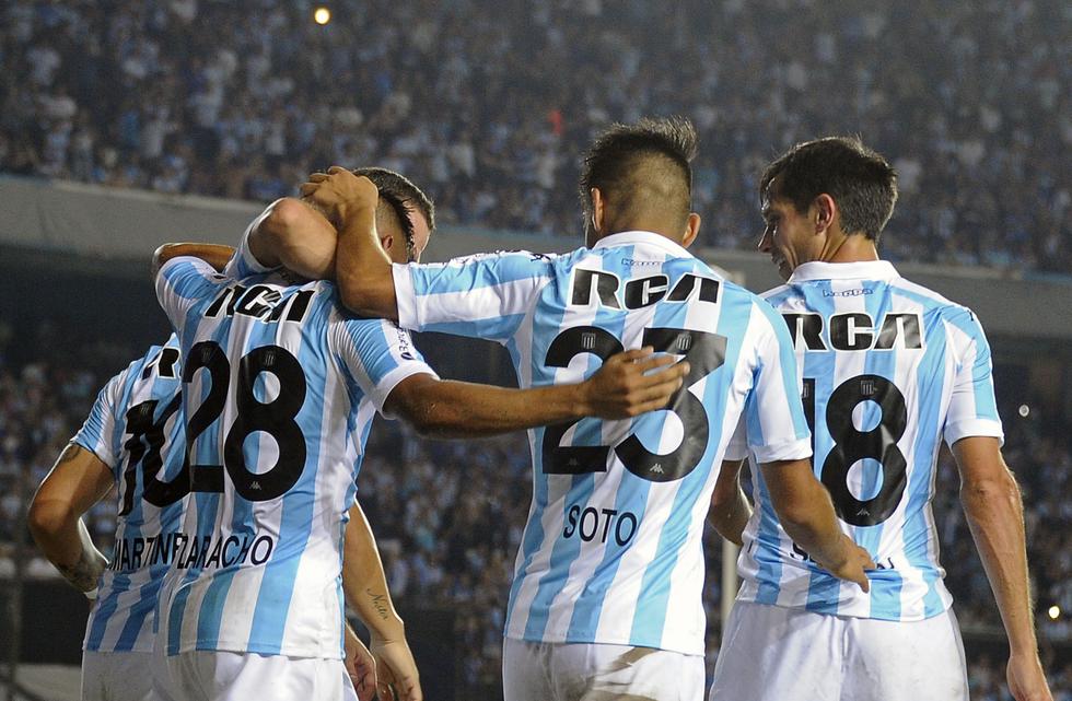 Racing suma 7 puntos y lidera la clasificación del grupo E de la Copa Libertadores, seguido por la U. de Chile (4), Cruzeiro (1) y Vasco (1).(AFP)