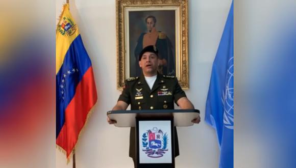 Chirinos Dorante es el cuarto alto mando, sin manejo de tropa, que se rebela contra Maduro en menos de un mes. (Foto: Captura video)