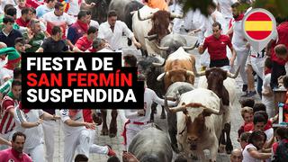 La festividad española de San Fermín fue suspendida por el coronavirus