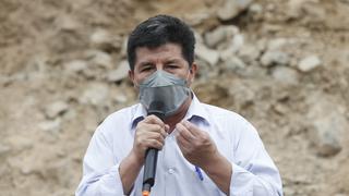 Presidente Pedro Castillo evitó responder a la prensa durante actividad en Jicamarca