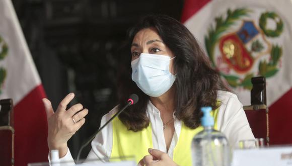 "Estamos a la espera de que nos confirmen cuál sería la nueva ruta y la fecha exacta de la llegada de las vacunas al Perú", afirmó la premier Violeta Bermúdez.