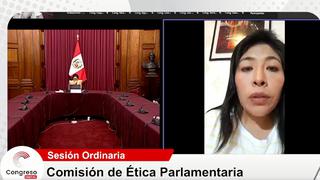 Betssy Chávez se fue a Tacna mientras se decide su impedimento de salida del país