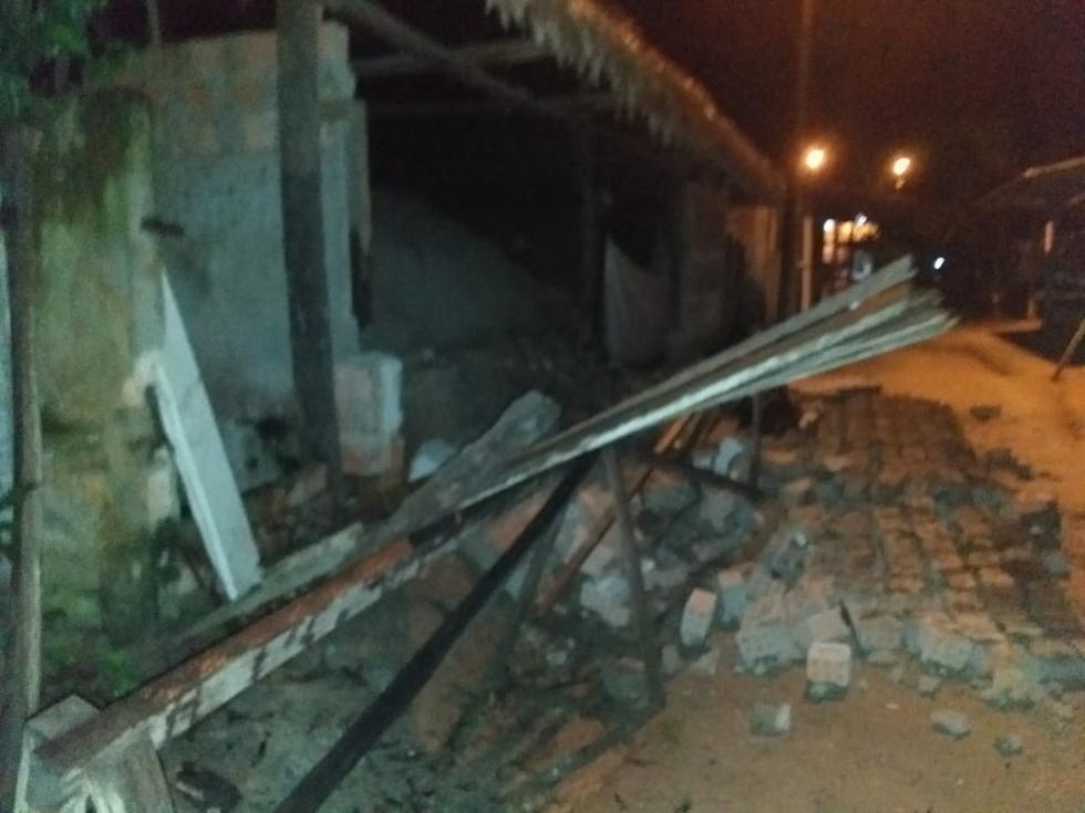 Dos heridos y cuarenta viviendas afectadas en Lagunas tras sismo de 7.5 grados. (Fotos: Perú 21)