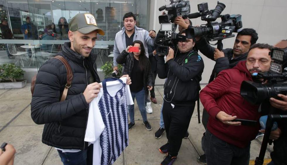 Federico Rodríguez llegó a Lima para ponerse la blanquiazul. (Foto: Jesús Saucedo/GEC)