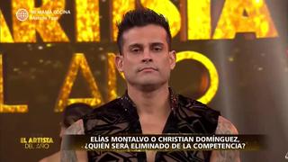 El artista del año: Christian Domínguez es el primer eliminado de la competencia