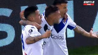 Vélez se adelantó en el marcador: Janson anotó el 1-0 sobre Talleres por la Copa Libertadores 2022