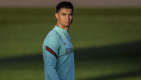 Cristiano Ronaldo ingresó a los 62 minutos en el partido ante España. Foto: AFP.