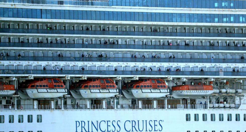 “Las personas que están a bordo de un crucero programado para terminar en los próximos cinco días continuarán su viaje hasta el final del trayecto”, dijo Princess Cruises. (AFP).