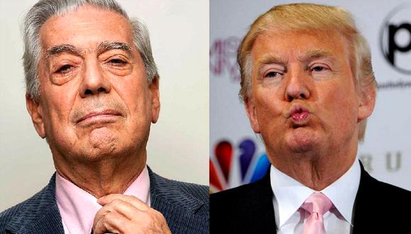 Mario Vargas Llosa arremetió contra Donald Trump. (Perú21)