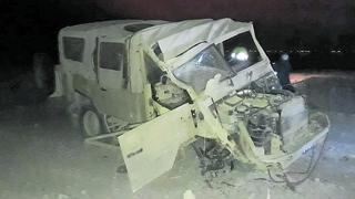 Tacna: Dos soldados resultan heridos tras despiste de vehículo militar en pleno toque de queda