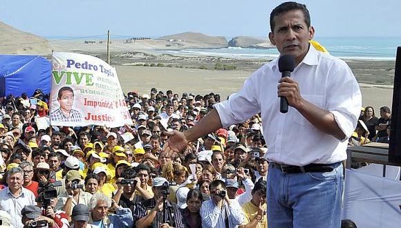 Ollanta Humala participó en una actividad en Ica. (USI)