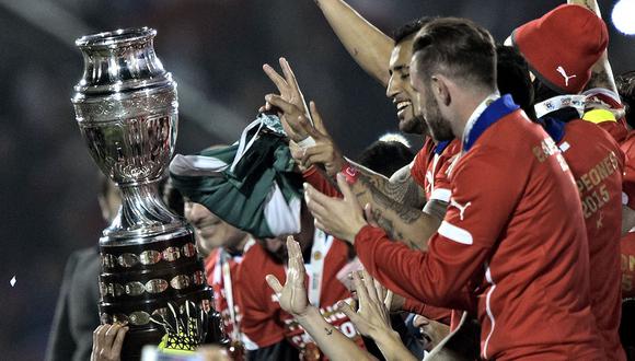 Conmebol aclara los títulos de Chile en la Copa América. (Foto: AFP)