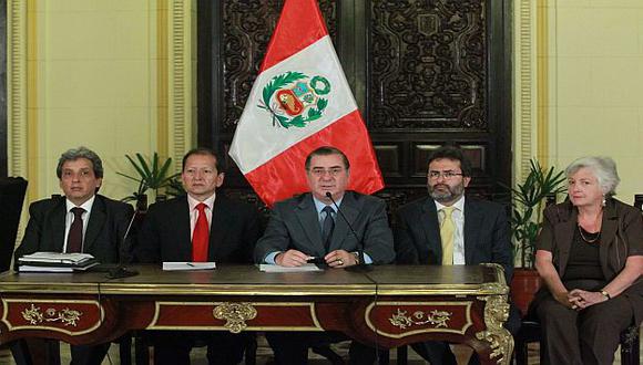 El anuncio se hizo tras el consejo de ministro de Palacio. (Andina)