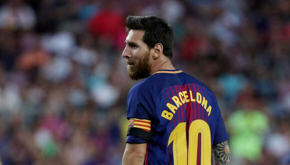 Messi anotó el primer tanto en la victoria del Barcelona. (AFP)