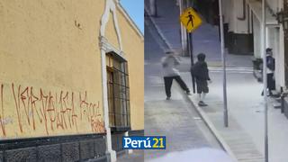 Hinchas del Nacional de Medellín cometen actos vandálicos en Arequipa