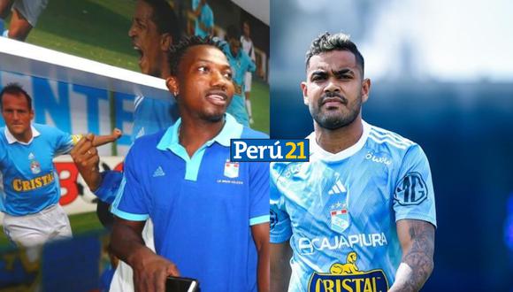 Andrés Mendoza y Brenner Marlos, pasado y presente de Sporting Cristal (Fotos: GEC e Instagram/ @brennermarlos).