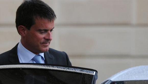 Primer ministro francés, Manuel Valls, anunció dimisión del Gobierno. (AFP)