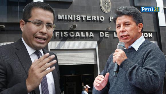 Benji Espinoza estuvo en la diligencia con Pedro Castillo en el Ministerio Público.