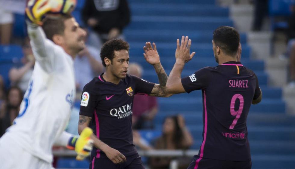 Barcelona venció 4-1 Las Palmas por la recta final de la Liga española. (AFP)