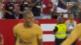Barcelona vs. Sevilla: Raphinha anotó de cabeza el 1-0 de los azulgranas en LaLiga de España [VIDEO]