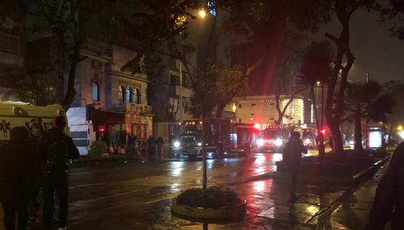 El incendio se produjo en el restaurante de carnes "El Jefe". (Foto: María Fernanda Castro)