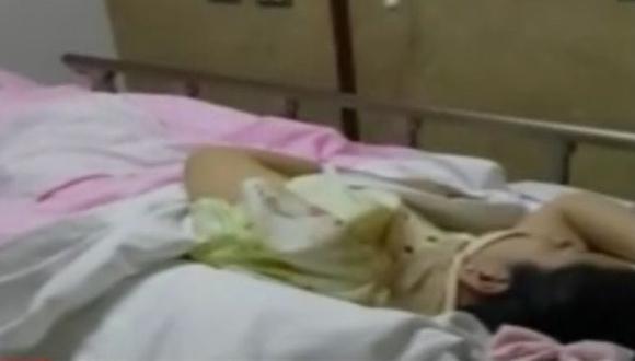 &quot;Su diagnóstico es paraplejia irreversible”, señaló la hermana de la víctima Jossi Alaverde. (Captura de TV)