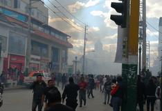 Incendio consume tres locales comerciales en Huancayo [VIDEO]