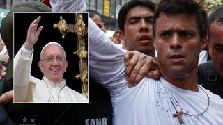 Leopoldo López al papa Francisco: "Guarde en su corazón a Venezuela"